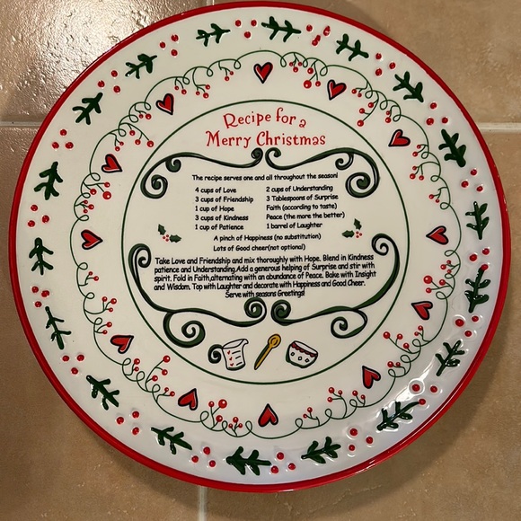 VTG Christmas Plater - Picture 1 of 6